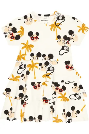 Mini Rodini Abito in cotone con stampa