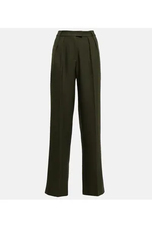 AYA MUSE Pantaloni Ori a gamba larga e vita alta