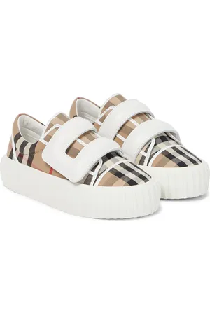 Burberry Sneakers in canvas Vintage Check e pelle
