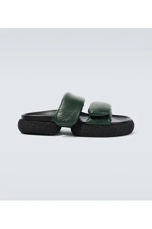 DRIES VAN NOTEN Sandali in pelle imbottita