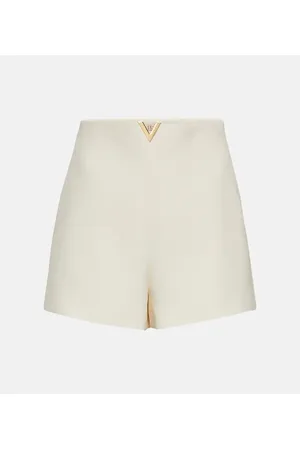 VALENTINO Shorts Crêpe Couture a vita alta