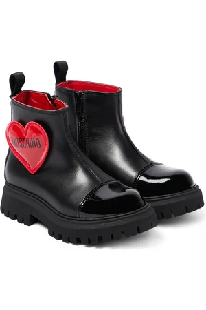Moschino Stivali Heart in pelle