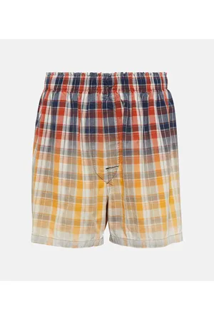 Maison Margiela Shorts in cotone a quadri