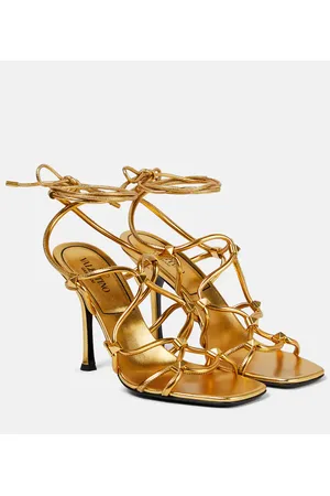 VALENTINO GARAVANI Sandali Rockstud Net in pelle