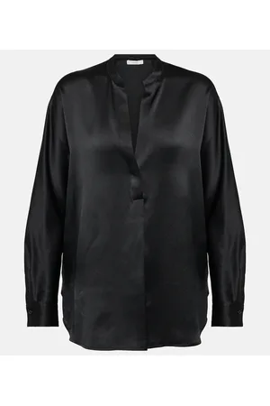 Vince Blusa in raso di seta