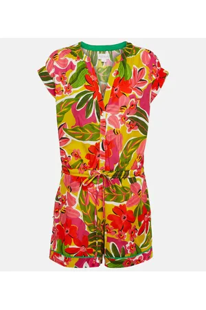 Velvet Jumpsuit Pam in cotone con stampa