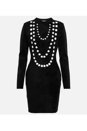 Alaïa Alaïa Miniabito in misto lana jacquard