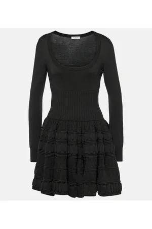 Alaïa Alaïa Miniabito Crinoline in misto lana