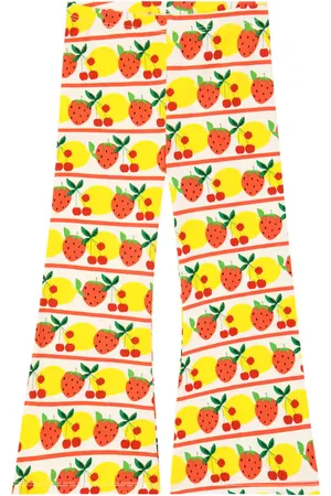 Mini Rodini Pantaloni Fruits Stripe in cotone