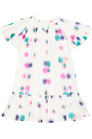Chloé Chloé Kids Abito in cotone con stampa