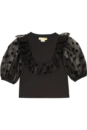 Stella McCartney Top in cotone a pois