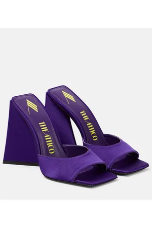 The Attico Mules Devon in raso