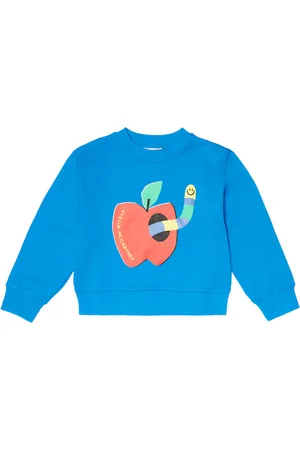 Stella McCartney Felpa cropped in cotone