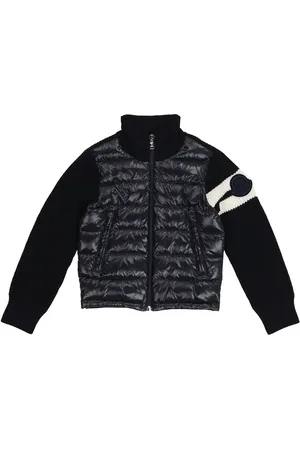 Moncler Cardigan in misto lana con imbottitura