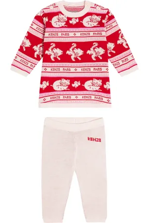 Kenzo Baby - Felpa e pantaloni in cotone