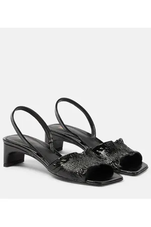 Totême Sandali The Gathered Scoop-Heel in pelle