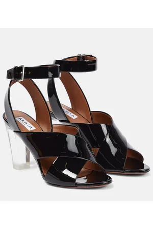 Alaïa Alaïa Sandali in pelle con occhielli