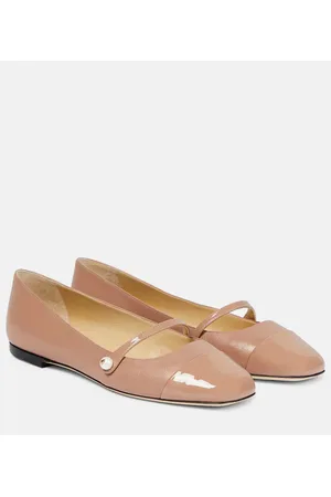Jimmy Choo Ballerine Elisa in pelle e vernice