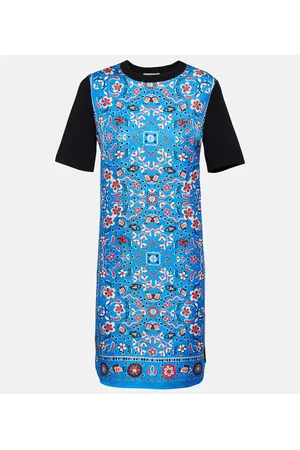 Tory Burch Miniabito in seta e lana