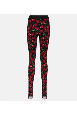 Dolce & Gabbana Leggings in jersey con stampa