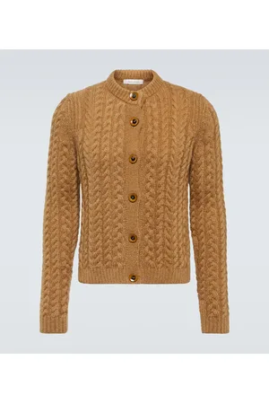 WALES BONNER Cardigan in misto mohair a trecce