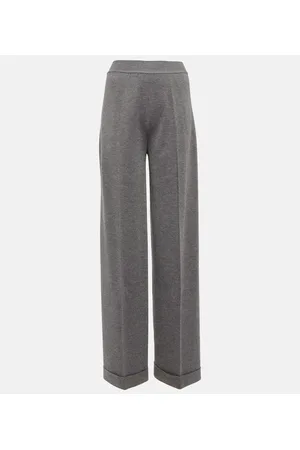 Loro Piana Pantaloni in cashmere e seta