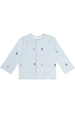 Ralph Lauren Baby - Cardigan in cotone con logo