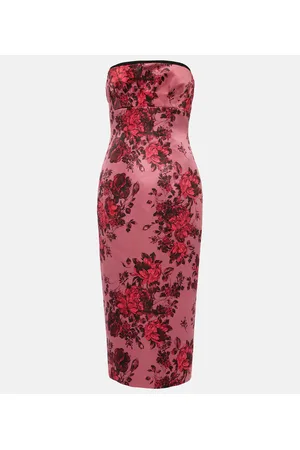 EMILIA WICKSTEAD Abito midi Adalina con stampa