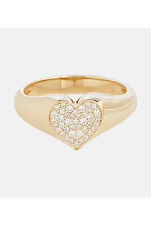 Sydney Evan Anello in 14kt con diamanti