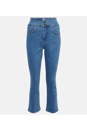 VERONICA BEARD Jeans flared Carly a vita alta