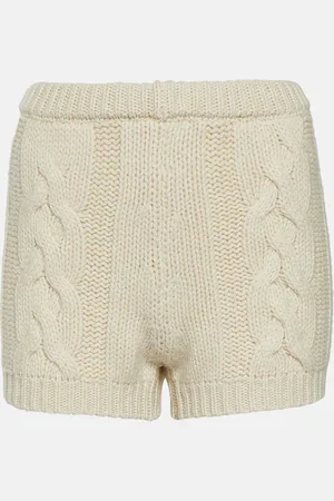 MAGDA BUTRYM Shorts in cashmere a trecce