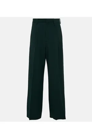 Maison Margiela Pantaloni a gamba larga con pince