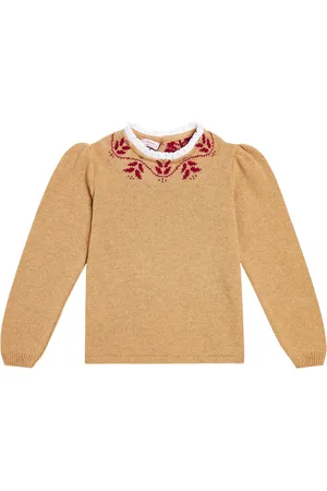La Coqueta Pullover Lidia in misto lana con intarsi