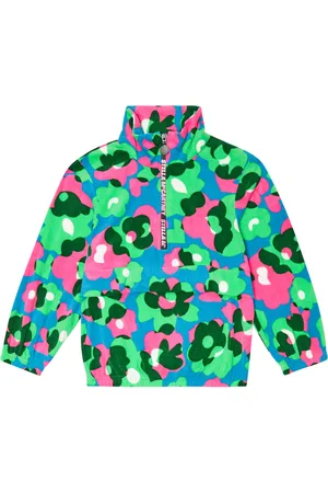 Stella McCartney Felpa in pile con stampa