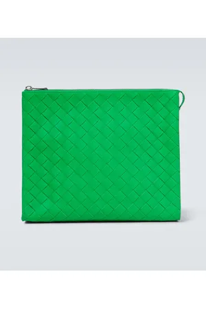 Bottega Veneta Portadocumenti in pelle Intrecciato