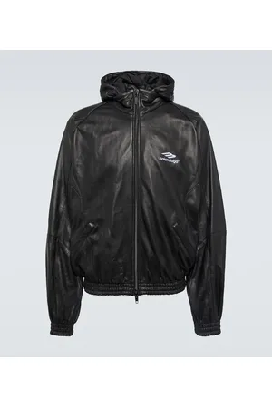 Balenciaga Giacca 3B Sports Icon in pelle
