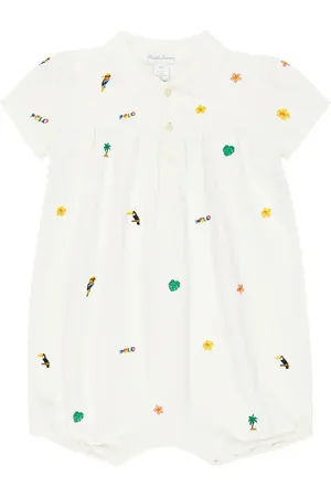 Ralph Lauren Baby - Jumpsuit corta in cotone