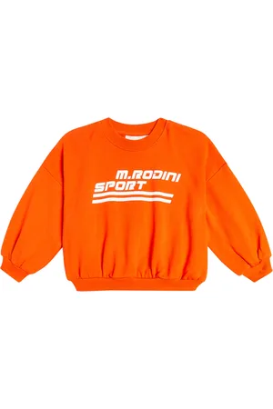 Mini Rodini Felpa Sport in jersey di cotone