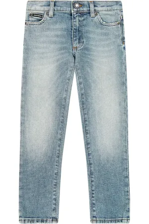 Dolce & Gabbana Jeans regular in cotone con logo