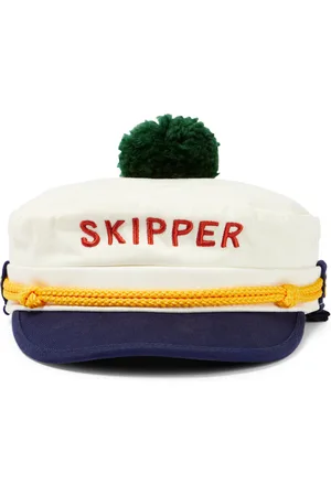 Mini Rodini Cappello in cotone con ricamo