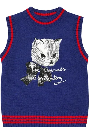 The Animals Observatory Gilet Bat in maglia