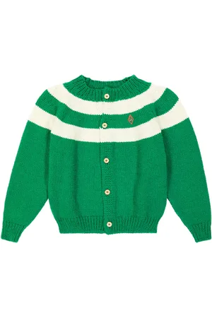The Animals Observatory Cardigan Toucan in lana a righe