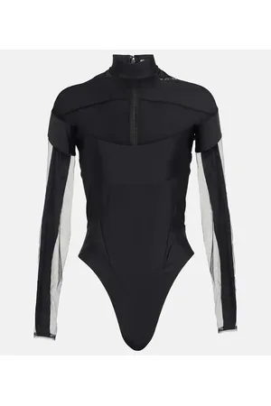 MUGLER Body con pannelli in mesh