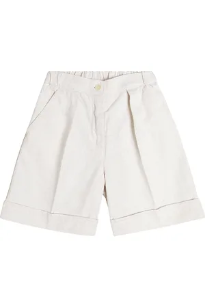 Il gufo Shorts in cotone e lino