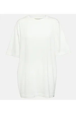 EXTREME CASHMERE T-shirt N°269 Rik in cashmere e cotone
