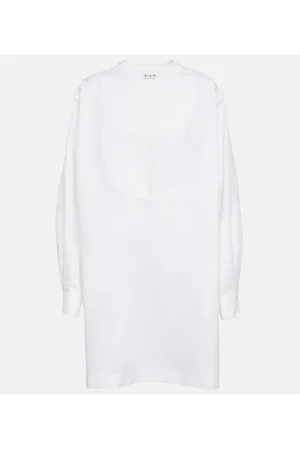 Alaïa Alaïa Miniabito in popeline di cotone