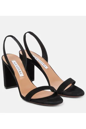 Aquazzura Sandali So Nude 85 in suede