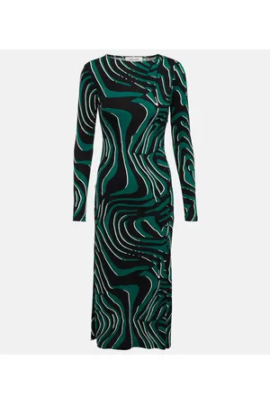 Diane von Furstenberg Abito midi con stampa