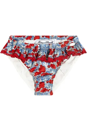 Tartine Et Chocolat Baby - Slip bikini in cotone con stampa floreale