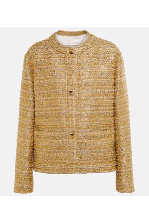 VALENTINO Giacca in tweed con paillettes